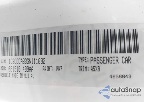 2016 Chrysler 200 Limited из США, поврежденный, VIN 1C3CCCAB3GN111682